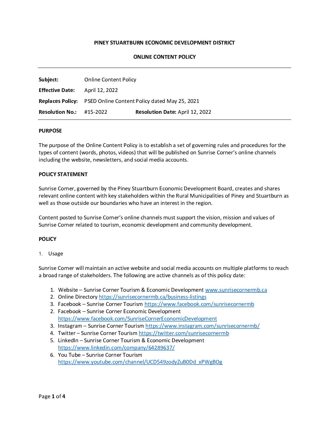 PSED Online Content Policy 2022_04_12